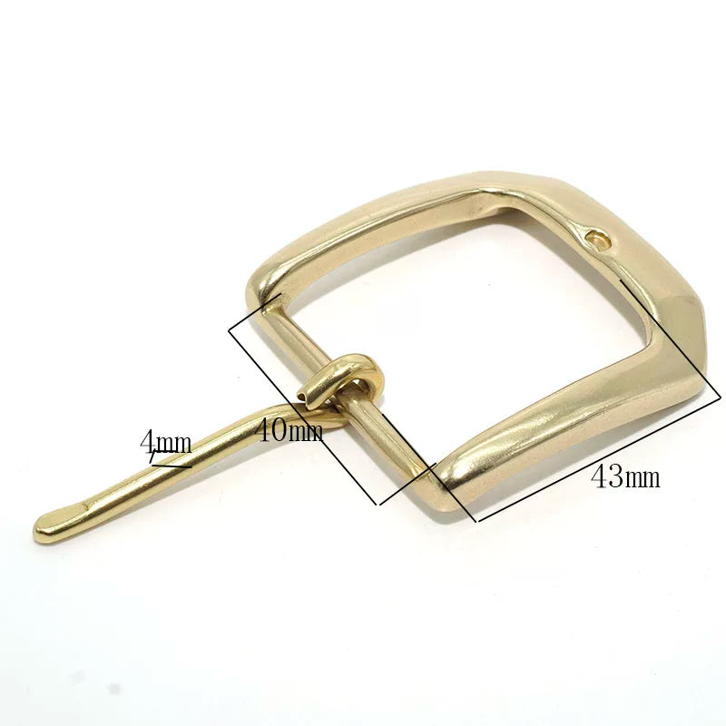 Solid Brass Casual Pin Buckle for 40mm Strap