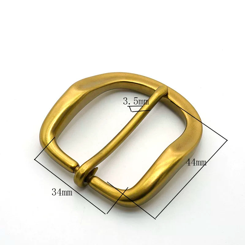 Solid Brass Antique Bronze Pin Buckle 34mm