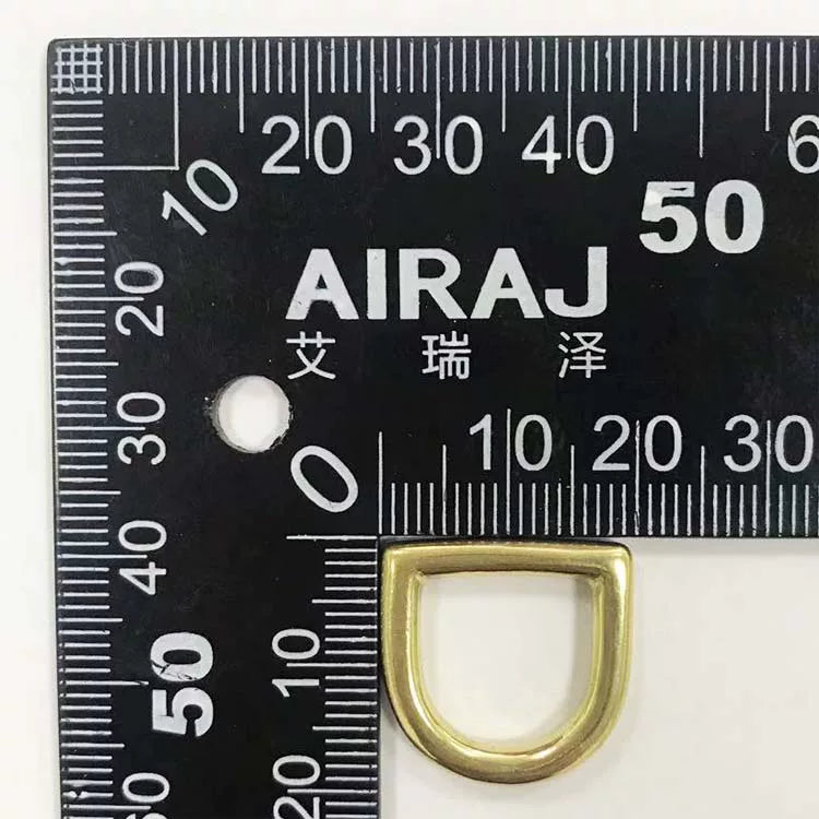 Solid Brass Seamless D-Ring