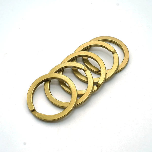 Solid Brass Key Ring