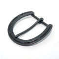 Solid Brass Black Antique Brass Pin Buckle 40mm