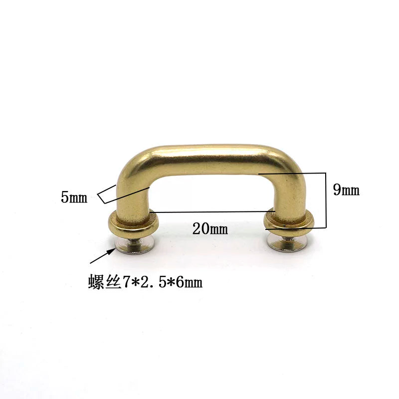 Solid Copper Arch Buckle