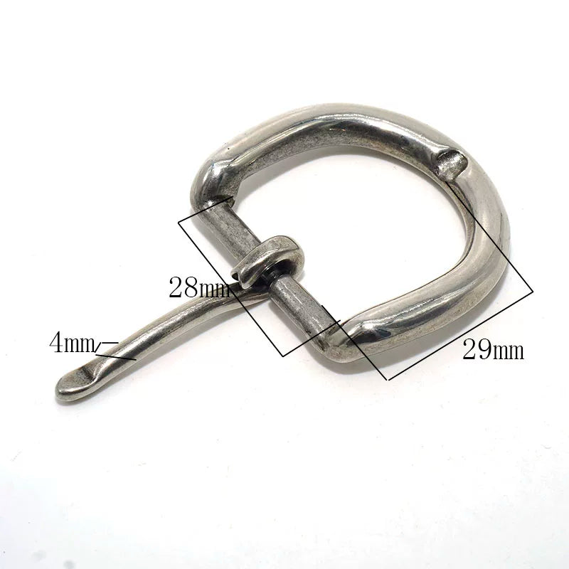 Solid Brass Pin Buckle for 28mm Strap