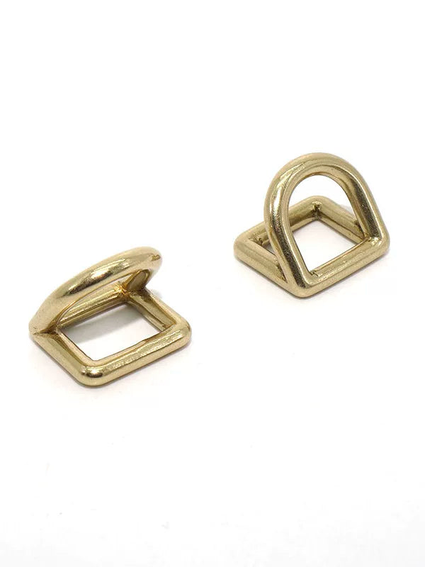 Solid Brass Seamless D-Ring