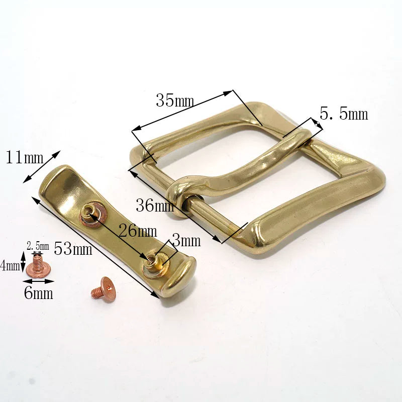 Solid Brass Pin Buckle