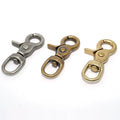 Solid Brass Silver Plated Vintage Keychain
