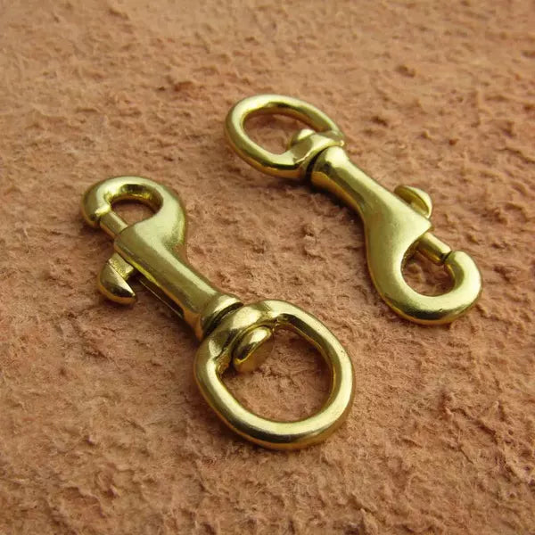 Solid Brass Keychain