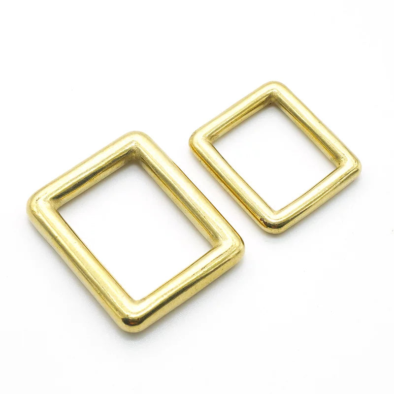 Solid Copper Rectangle Ring