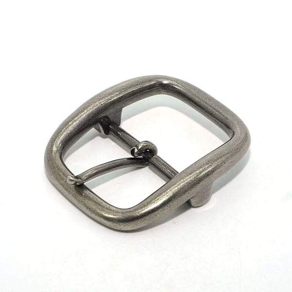 Solid Copper Antique Silver Plated Men's Women's Tri-Glide Pin