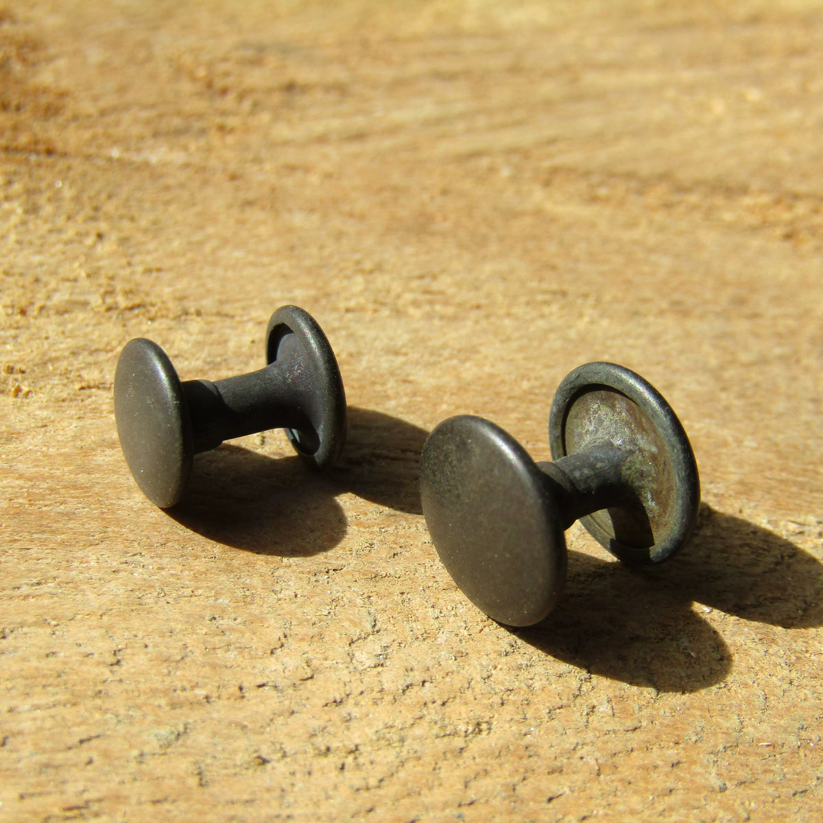 Solid Copper Black Antique Rivet 10x8mm