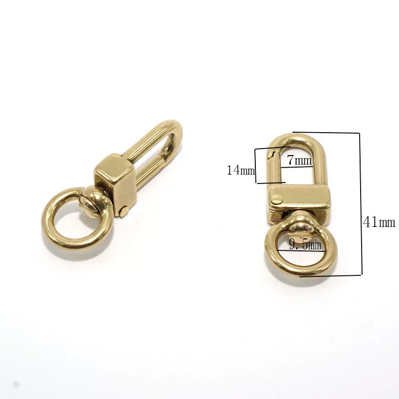 Solid Brass Heavy Duty Keychain