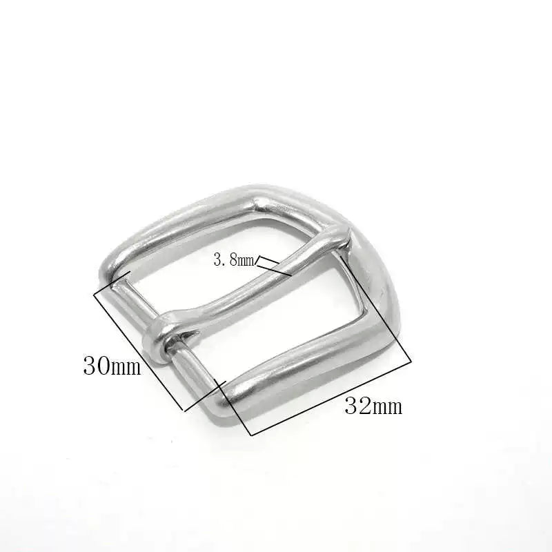 Solid Brass Unisex Casual Pin Buckle 3.0cm