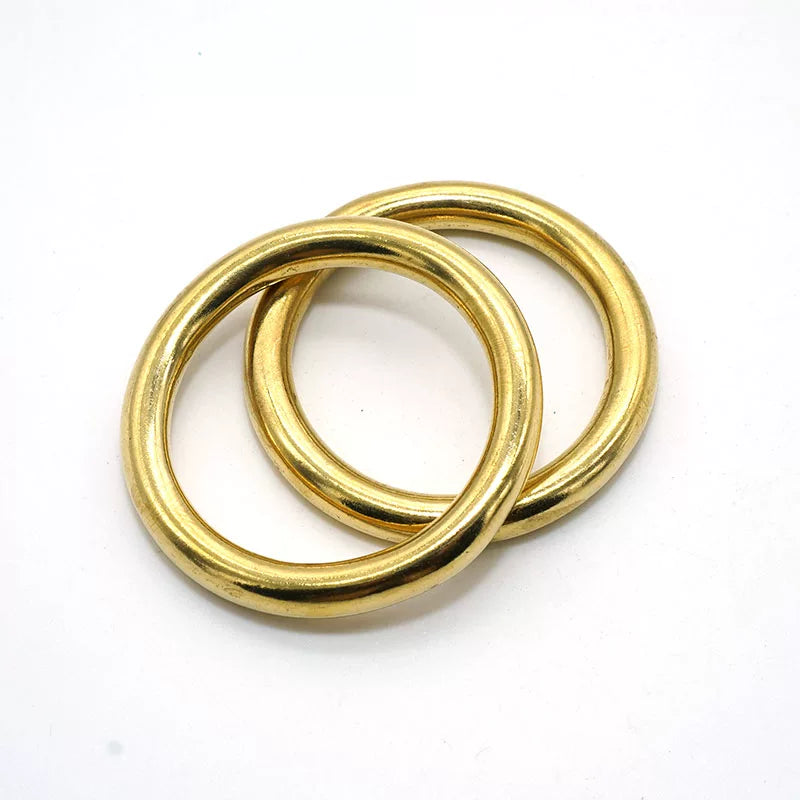 Solid Brass Seamless O-Ring for 39mm Strap