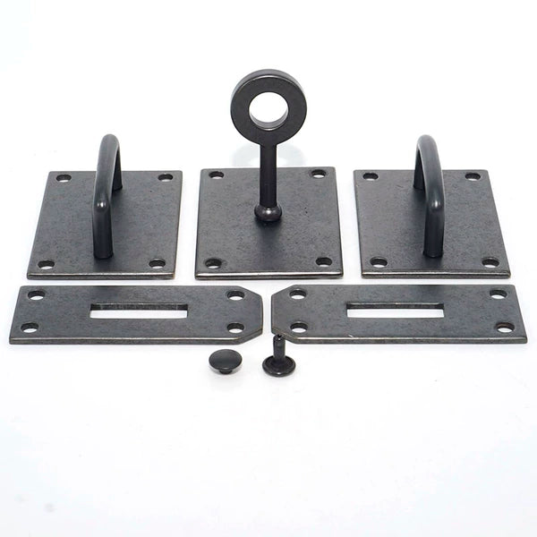Solid Brass Black Antique Brass Vintage Twist Lock