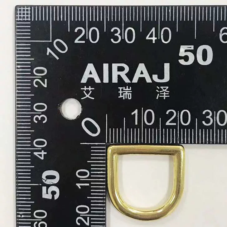 Solid Brass Seamless D-Ring