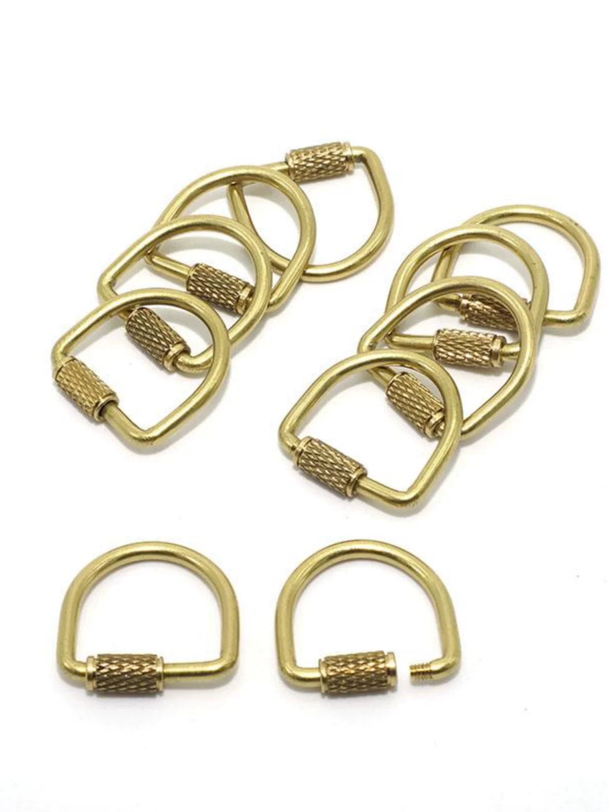 Solid Brass Vintage D-Ring