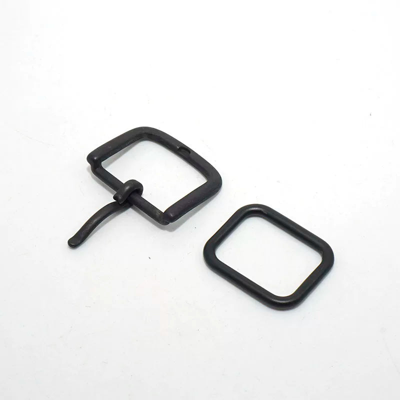 Solid Brass Oxidized Vintage Pin Buckle