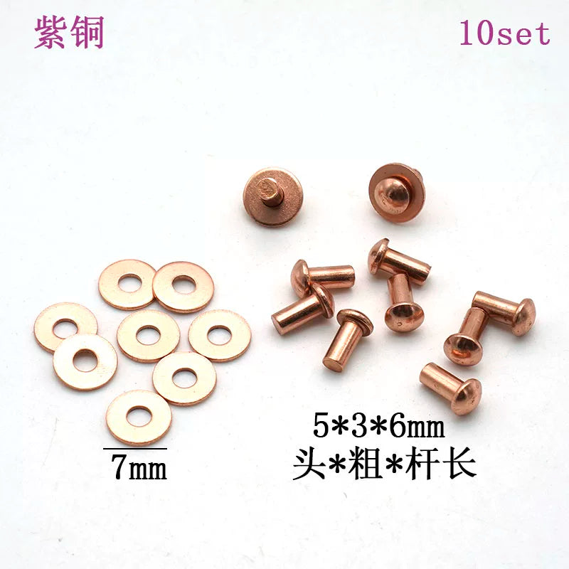Solid Copper Permanent Rivet
