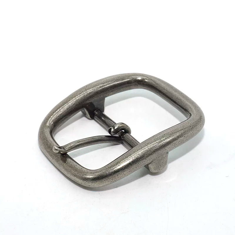 Solid Copper Antique Silver Plated Men's Women's Tri-Glide Pin