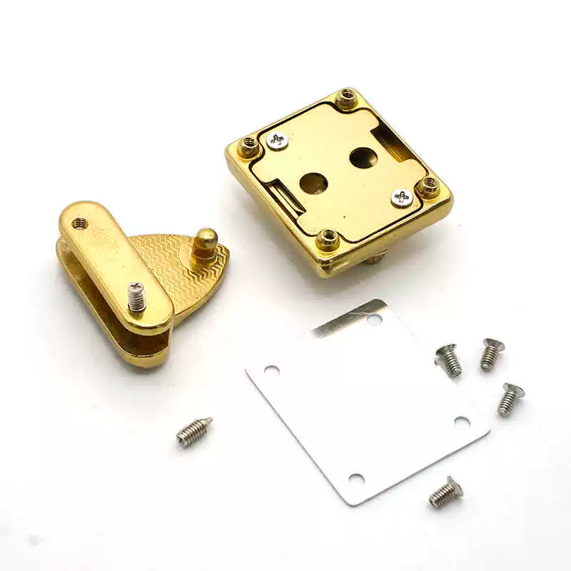 Solid Brass Women's Button
