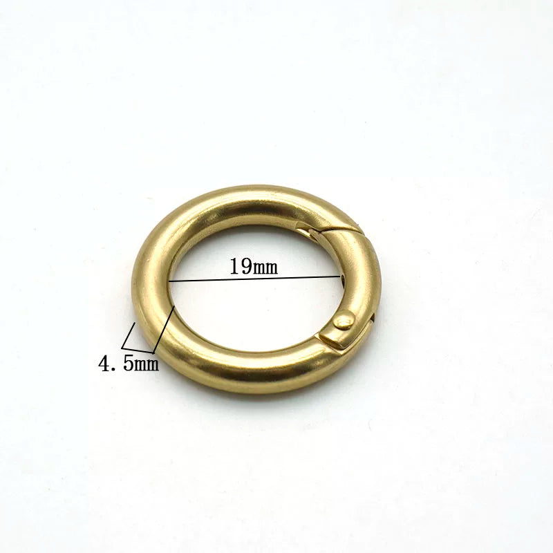 Solid Brass Open O-Ring 2 Pcs