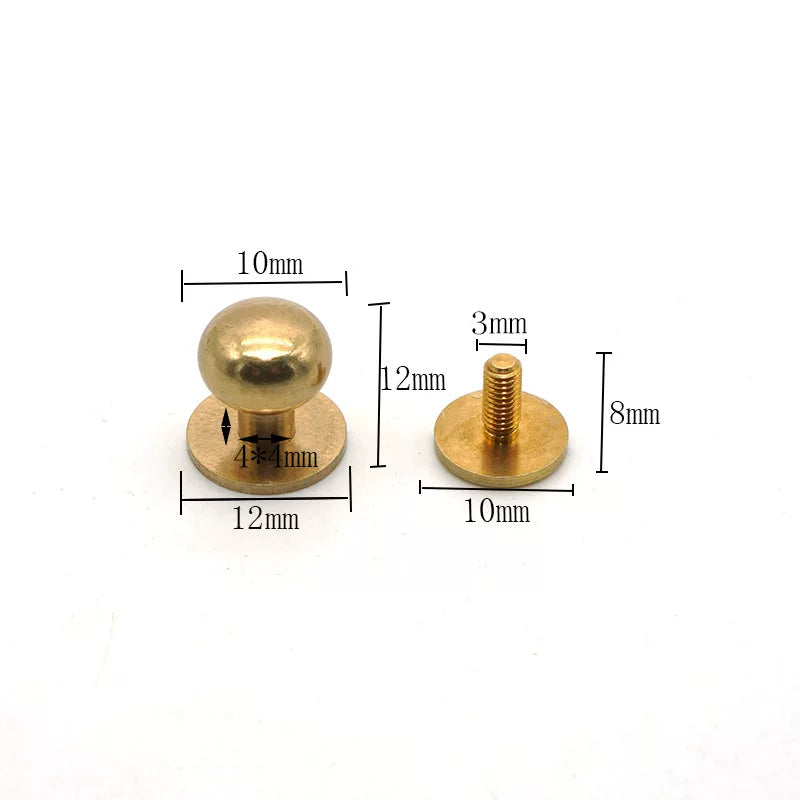 Solid Copper Nipple Stud