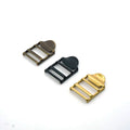 Solid Copper Oxidized Tri-Bar Slider