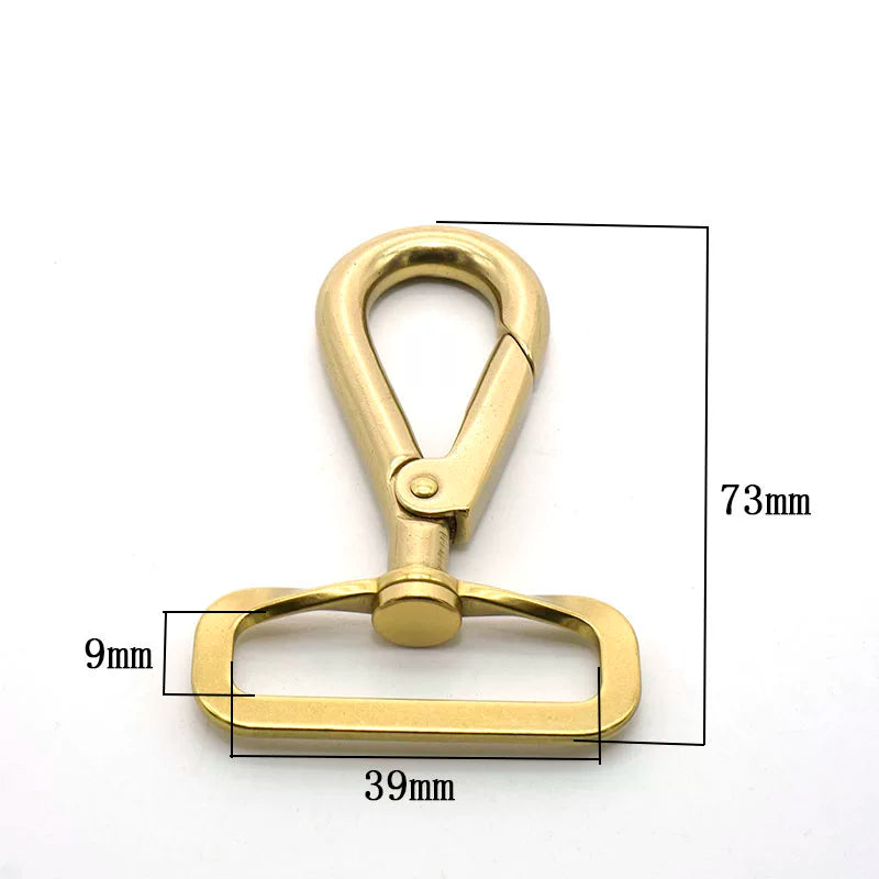 Solid Brass Keychain