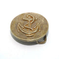 Solid Brass Oxidized Vintage Men's Belt Buckle