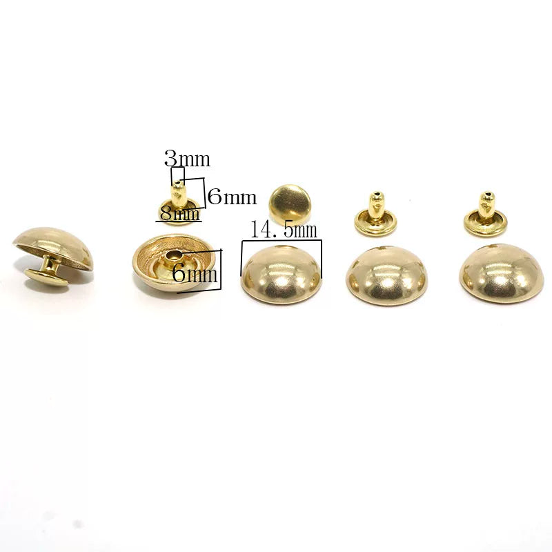Solid Brass Rivet