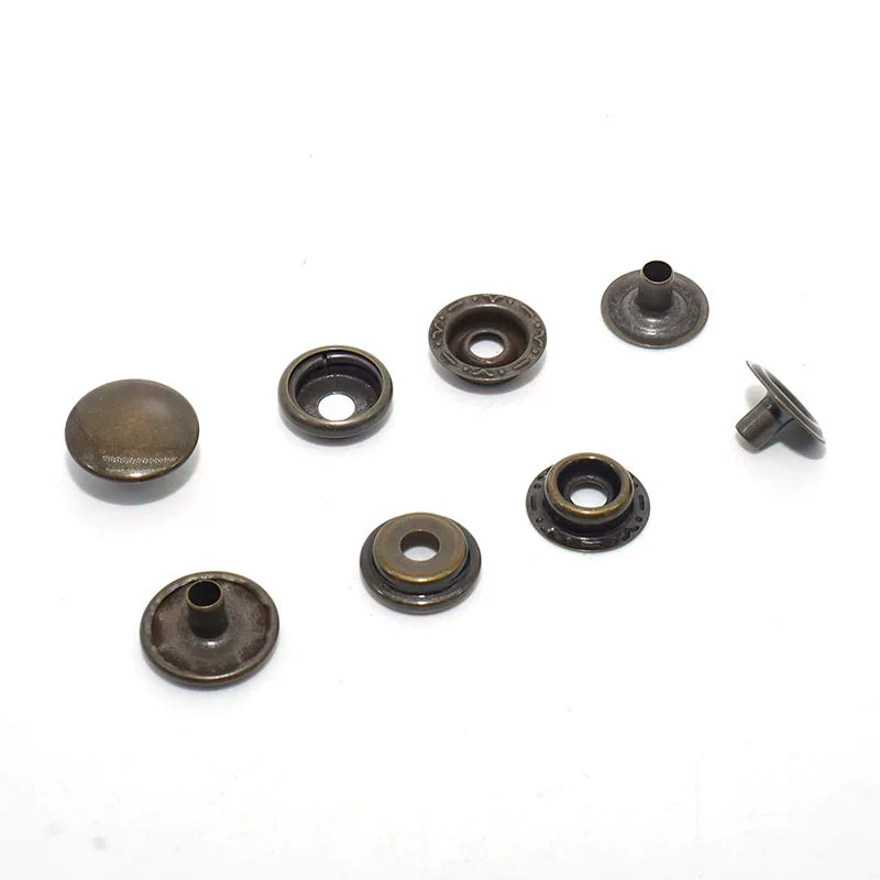 Solid Brass Antique Bronze Snap Fastener