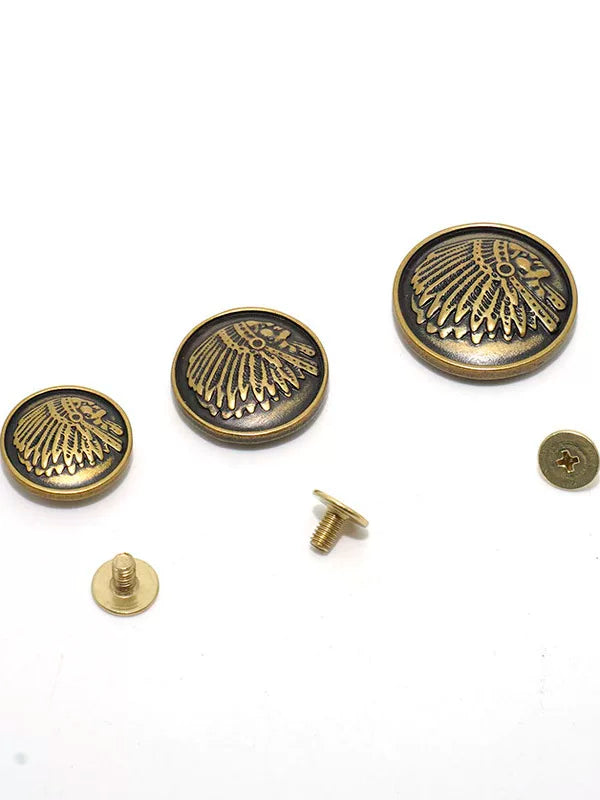 Solid Brass Vintage Wallet Snap