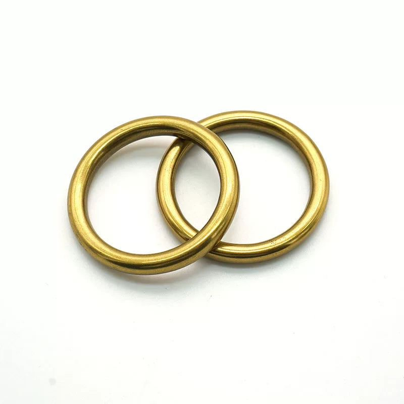Solid Brass Seamless O-Ring