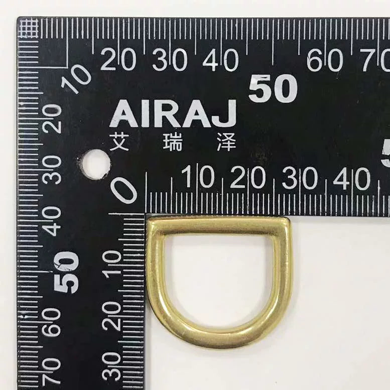 Solid Brass Seamless D-Ring