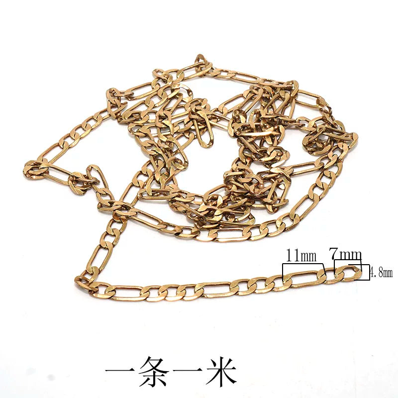 Premium Brass 玫 瑰 Gold Tone Metal Chain Belt Decorative Chain Fashion 百 Hand 机 Chain