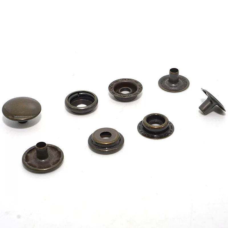 Solid Brass Antique Bronze Snap Fastener