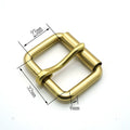 Solid Brass Antique Bronze Roller Buckle