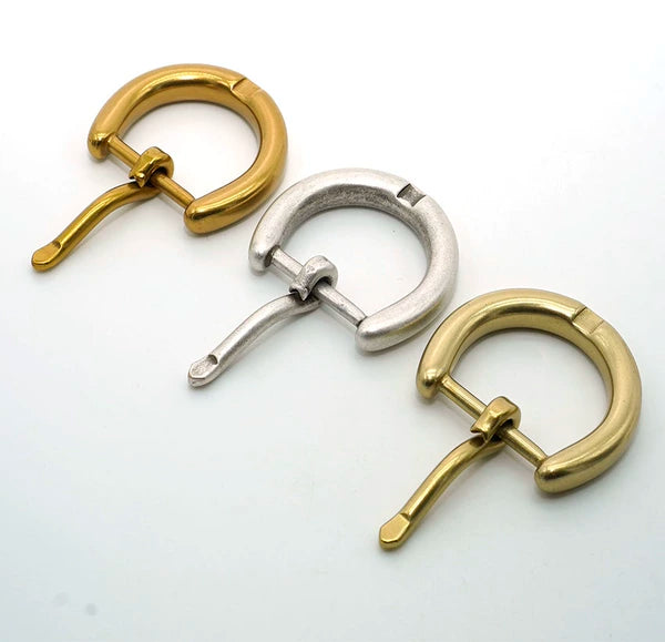 Solid Brass Pin Buckle for 25mm Strap