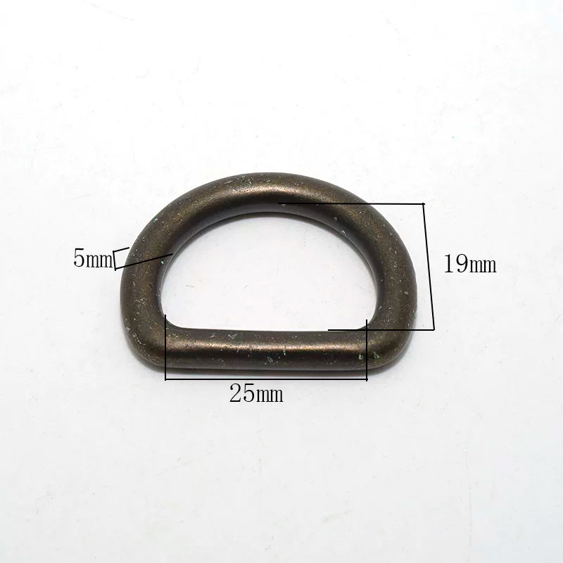 Solid Copper Antique Bronze Vintage Strap Adjuster