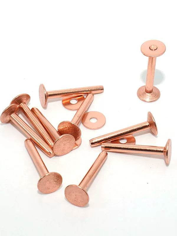 Copper Western Double Cap Rivet