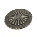 Solid Brass Antique Silver Plated Belt Buckle