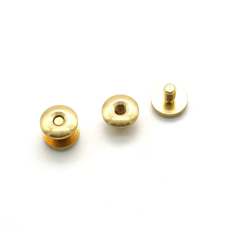 Solid Copper Double Cap Rivet 11mm