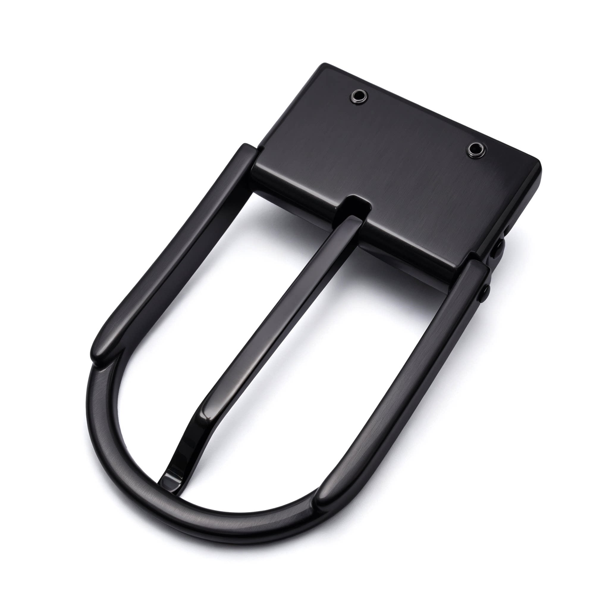D Shape Rotatable Reversible Belt Buckle for Men, 39mm Single Prong Belt Replacement Buckle