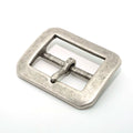 Solid Brass Antique Silver Plated Western Tri-Glide Pin for 44mm Strap
