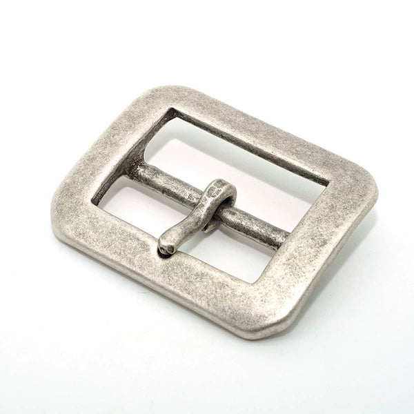 Solid Brass Antique Silver Plated Western Tri-Glide Pin for 44mm Strap