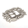 Solid Brass Silver Plated Vintage European Pin Buckle