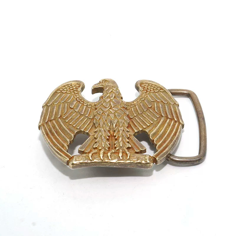 Solid Brass Oxidized Vintage Women's Belt Buckle