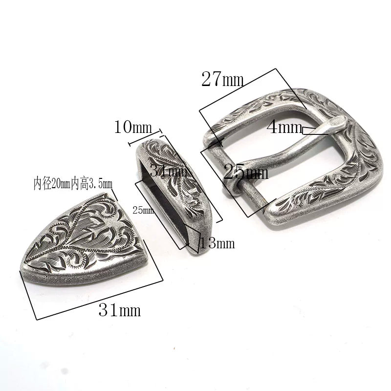 Solid Brass Vintage Belt Buckle