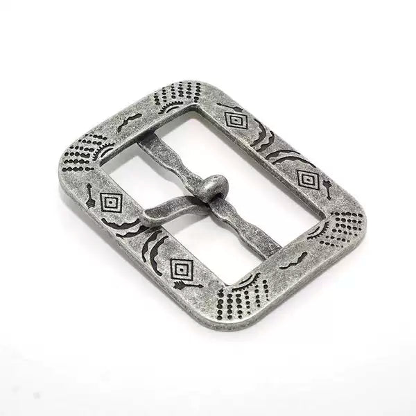 Solid Brass Vintage Men's Pin Buckle 4.5cm