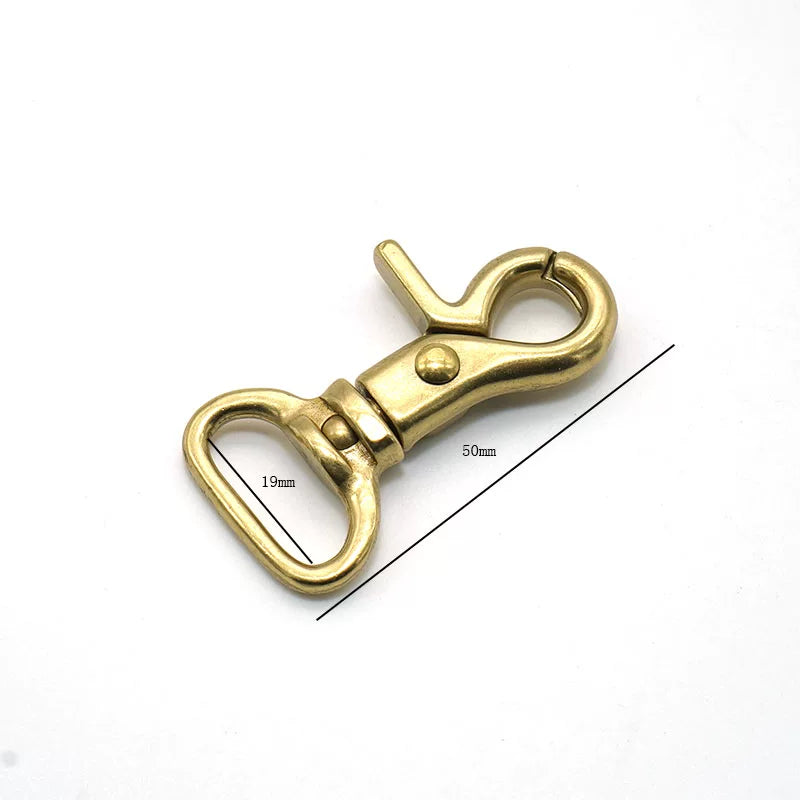 Solid Brass Keychain
